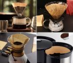 Cone Shaped Unbleached All Natural Coffee Filters, Coffee Filters - Size 02, Natural Paper Coffee Filter, No Blowout, Disposable for Pour Over and Drip Coffee Maker (2-4 Cup) 100 Count - Image 4