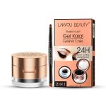 Lakyou Beauty Gel Kajal Eyeliner Cake | 24H Long Lasting | Waterproof | 2-in-1 Formula | Intense Color & Definition - Image 2