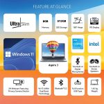 acer Aspire 3 Intel Core i3 12th Gen 1215U - (8 GB/512 GB SSD/Windows 11 Home) A324-51 Thin and Light Laptop (14 Inch Full HD LED-Backlit IPS Display, Steel Gray, MS Office, 1.45 Kg) - Image 2