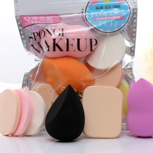 KANHIYA S.R.K Women's Makeup Beauty Sponge Blender Face Powder Puff for Foundation (Multicolour)