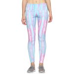 Urban Komfort Women's Slim Fit Poly Cotton Printed Seamless Track Pants for Yoga, Gym, Workout, Dance, Running | Tie & Die Print - Image 4