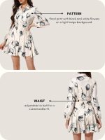 Leriya Fashion Summer Dress for Women – Short One Piece A-Line Midi Dress | Lightweight Vacation Wear & Daily Casual Outfit - Image 4