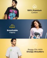 Bewakoof Women's Graphic Printed 100% Cotton T-Shirt - Oversized Fit, Round Neck, Half Sleeves - Image 5