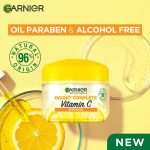 Garnier Brightening Moisturiser, Serum Gel, Infused with Vitamin C and Lemon, For Radiant skin, Oil Free Skin for upto 12 hours, Bright Complete Vitamin C, for all Skin Types, For Men and Women, 45g - Image 3
