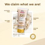 Dr. Health Carre BB Cream – Daily Use Face Moisturizer & Makeup | For Oily, Dry & Acne-Prone Skin | Helps with Pigmentation & Dark Spots | Glowing Skin | SPF 30 | 50g-Pack of 2 - Image 3