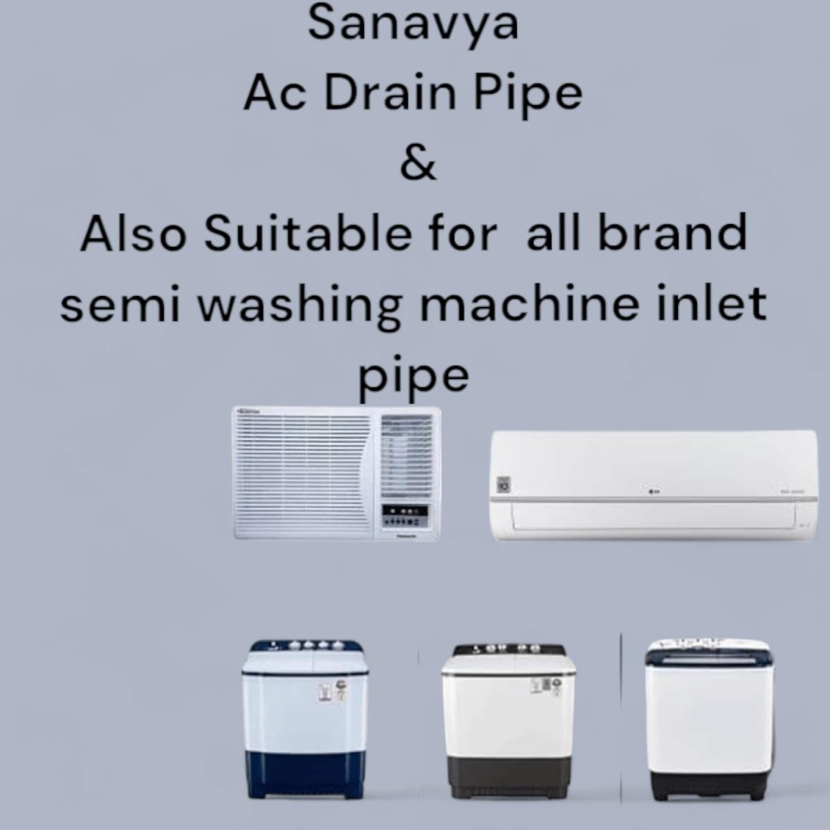 5 meter semi automatic washing machine pipe inlet compatible for lg, samsung, videocon, whirlpool, onida, llyod, electrolux, panasonic - Image 3