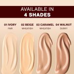 FLiCKA Tomato Liquid Foundation for Face Makeup 30ml | Light to Medium to Buildable Coverage | Moisturizing, Lightweight & Long Lasting | All Skin Types | 01 Ivory - Image 5