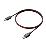 amazon basics Braided Type C to C Cable 60W Fast Charging Cable with 480 Mbps Data Transfer Speed | 1.2m, Tangle Free Cable - Image 3
