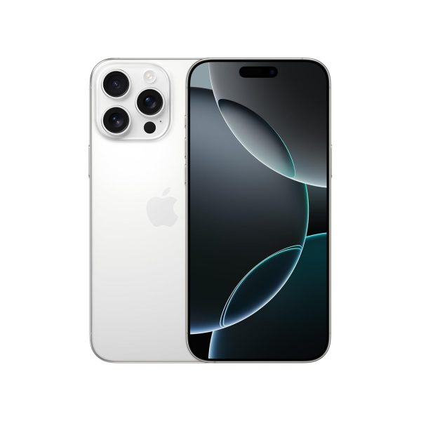 iPhone 16 Pro Max 1 TB: 5G Mobile Phone with Camera Control, 4K 120 fps Dolby Vision and a Huge Leap in Battery Life. Works with AirPods; White Titanium