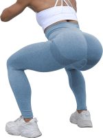 KETKAR Scrunch Butt Leggings Women's High Waist Opaque Sports Leggings Long Yoga Pants Gym Sports Trousers Elastic Jogging Trousers - Image 6
