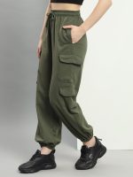 Q - RIOUS Women's Relaxed Fit Cargo Style Jogger Pants - Image 4