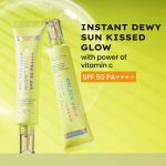 Hyphen Golden Hour Glow Sunscreen Spf 50 Pa++++ Dewy Glow & Bright Skin| Vitamin C Rich-10% Kakadu Plum & Peptides| Women Men|Lightweight & Non Greasy, Uv & Blue Light Protection|All Skin Types - 40G - Image 3