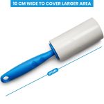 Foyken Sticky Lint Remover Roller for Clothes 180 Sheets Reusable Easy-Tear Pet Hair Remover for Clothes, Sofa, Furniture, Sweater, Dust & Dirt - 3 Rolls 60 Sheets (Multicolor) (Multi Set of 3) - Image 2