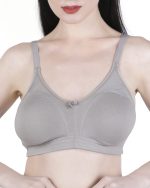 D DIVINE Reason for million smiles Women's Cotton-Lycra Non-Padded Non-Wired Full Coverage Bra with Broad Shoulder Straps Combo Pack of 3 - Image 7