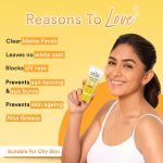 Lacto Calamine Sunscreen SPF 50 | 50g | PA +++ Sunscreen For Oily Skin | UVA – UVB Sunscreen | Water Resistant & No White Cast | With Kaolin Clay, Vitamin E & Lemon Extracts | Paraben Free - Image 2