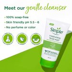 Simple Kind To Skin Moisturising Facial Wash 150 ml | 100% Soap-Free Facewash that leaves your skin moisturised | For normal to dry skin - Image 6