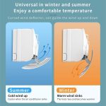 ALMEKAQUZ Air Conditioner Deflector,Adjustable Outlet Shield Air Wing Wall Mounted Deflector, air conditioning universal wind deflector cover,Suitable for Home, Office,Meeting Room - Image 4