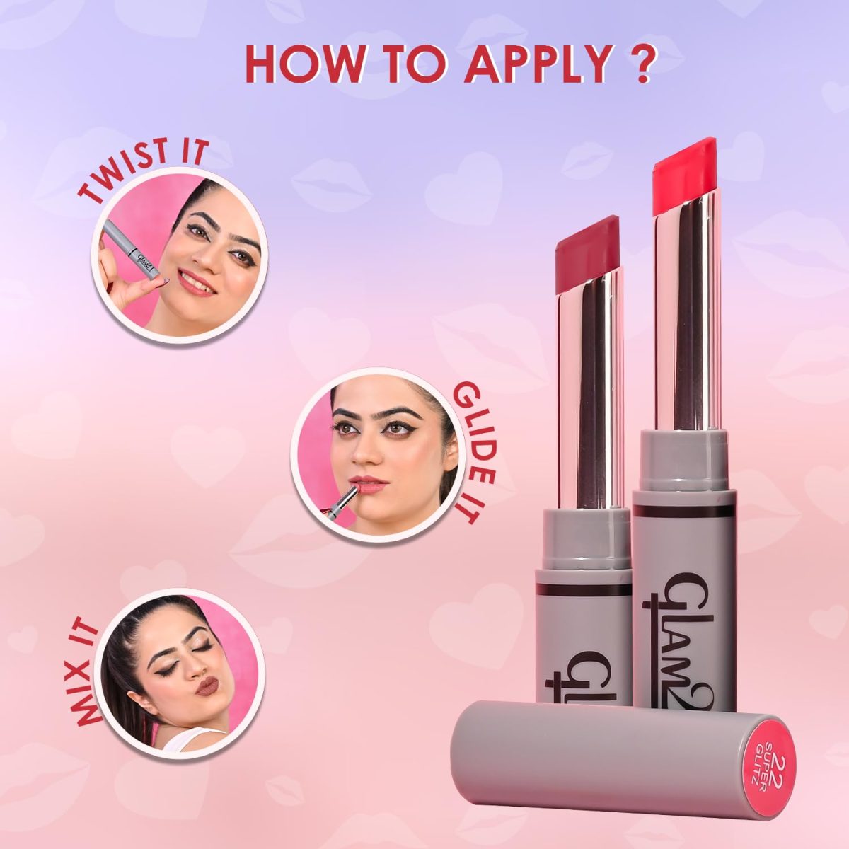 Glam21 Long Lasting Non-Transfer Lipstick|Creamy Matte Formula | Smudge-Free | HD-Colored lips - 2gm| Brownie-12 - Image 5