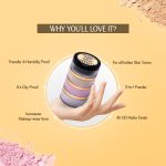 LoveChild Masaba Closing Call 3-in-1 Perfecting Powder | 4K HD Matte Finish | Transfer & Humidity Proof | Enriched with Oat-Meal & Vitamin E | For All Indian Skin Tones - Image 5
