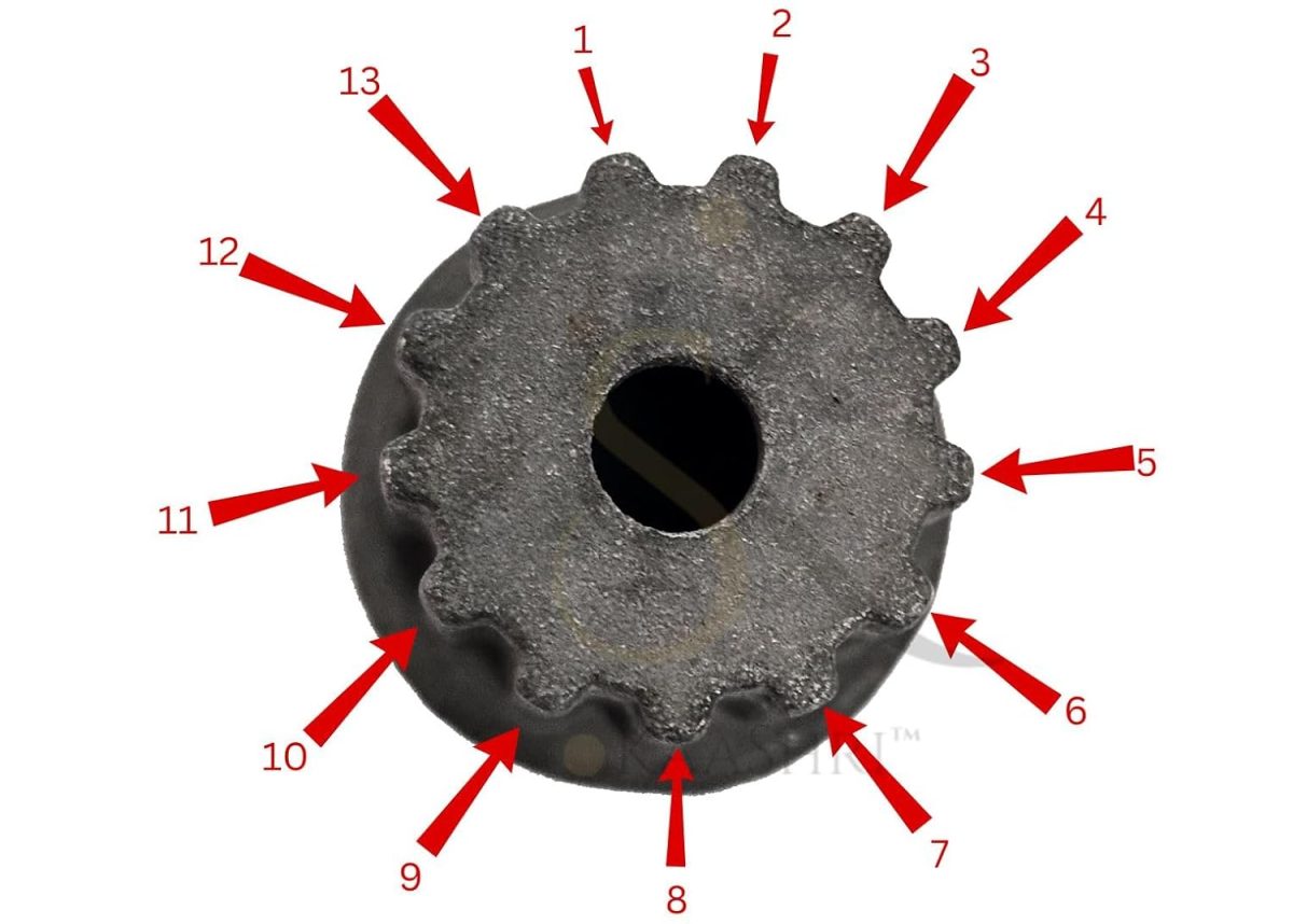 KaaShri™, 13 Teeth Metal Snap/Bush for Washing Machine Pulsator (Match The Teeths) - Image 2
