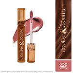 Blue Heaven Cookie & Souffle Matte Lipstick for Women, Long lasting Liquid lipstick, Enriched with Cocoa Butter & Rosehip Oil, Softening & Nourishing Lip color - Choco Swirl, 3.2ml - Image 2