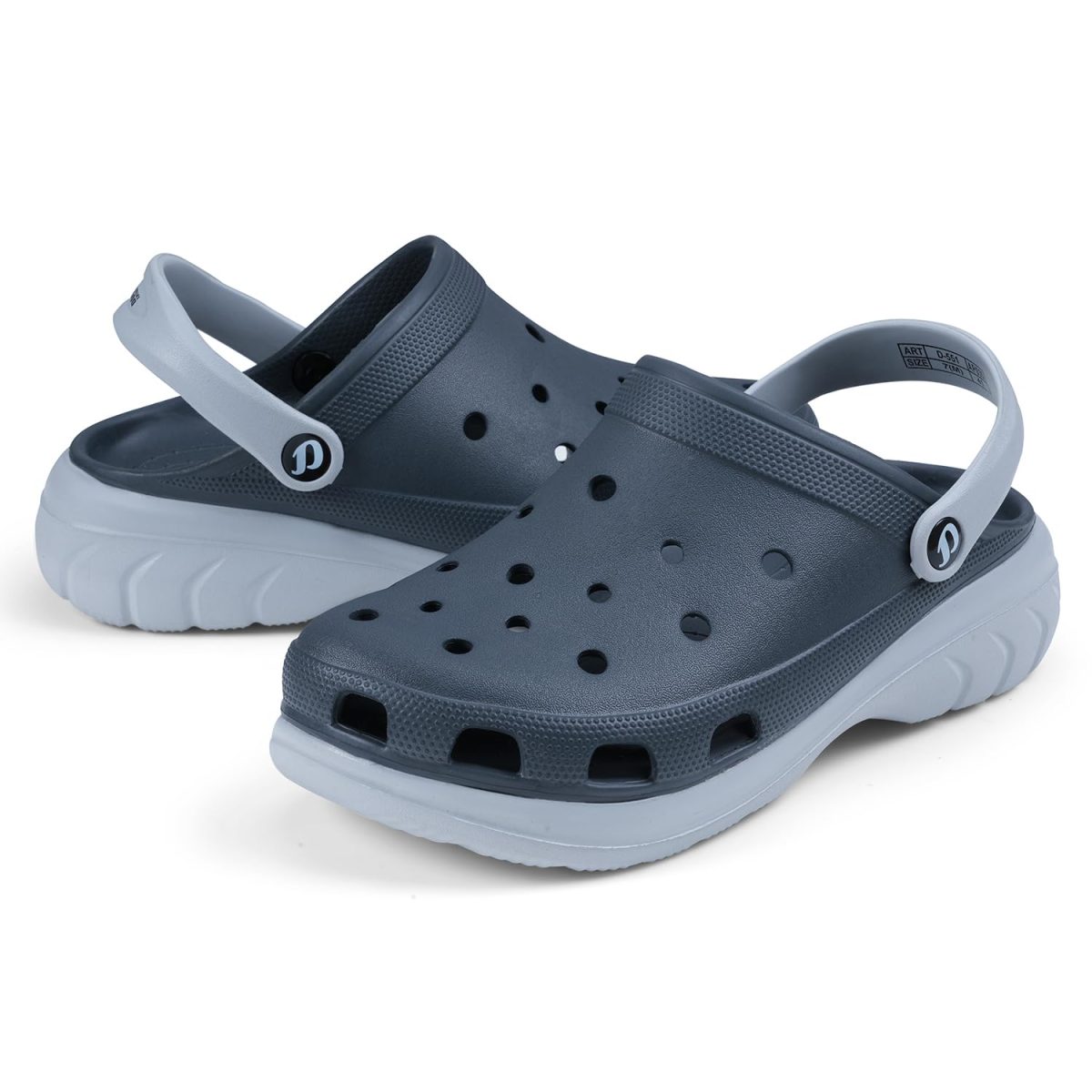DOCTOR EXTRA SOFT Men's Double Color Comfy Casual Sports Clogs/Sandals with Adjustable Back Strap for Adult| Comfortable & Lightweight| Stylish & Anti-Skid|Waterproof Daily Use Mules Gents/Boys D-551 - Image 5
