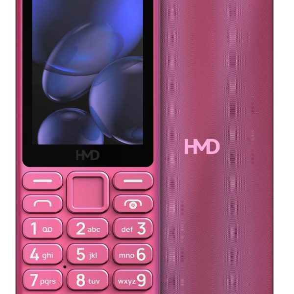 HMD 105 4G Keypad Phone with YouTube, Built-in UPI App, Phone Talker, Long-Lasting Battery, Type - C, Wireless FM Radio | Pink