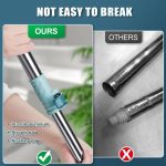 Multifunctional Magic Broom Sweeper | Detachable Indoor Cleaning Broom | 180-Degree Rotatable Broom | Silicone Floor Broom with Extended Handle (2 in 1) with 2 PCS Wall Hooks - Image 4