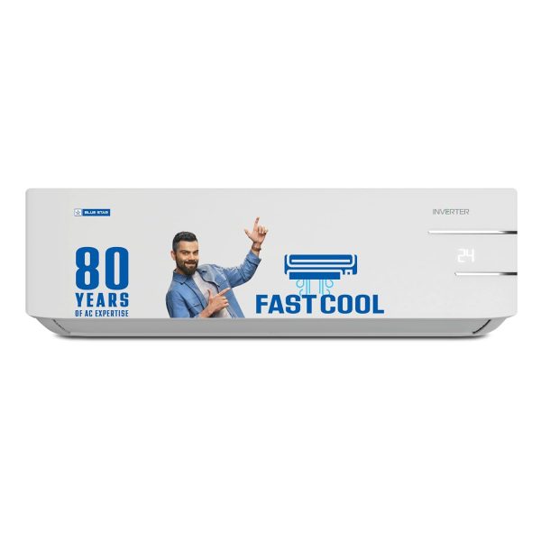 BLUE STAR 5 Star 1.5 Ton Convertible 5 in 1 Cooling Inverter Split Air Conditioner (BLUE STAR AC IC518TNURS, IU)