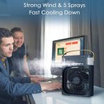 Enfogo (Enjoy calm Summer With 15 Years Warranty) Transform your environment with the Portable Air Conditioner Fan. Perfect forr offices, and kitchens, this USB-mini cooler_Multicolor - Image 7