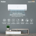 Haier 1.5 Ton 3 Star Inverter Split AC (Copper,Convertible 7 in 1 Cooling Modes, Antibacterial Filter, HSU18K-PYS3BE1-INV, White) - Image 5