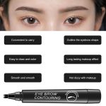 4-Tip Microblading Eyebrow Pen – Waterproof, Long-Lasting Eyebrow Pencil with Micro-Fork Tip for Flawless, Natural-Looking Brows (Eyebrow pen - Black) - Image 4