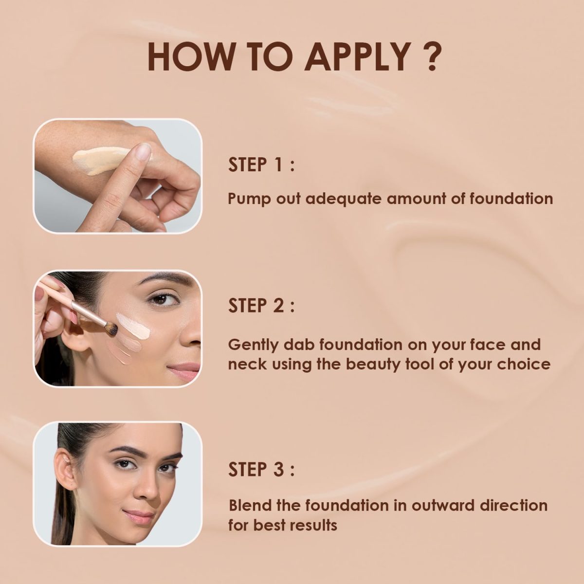 Glam21 Velvet Touch Oil Control Silk Foundation|Waterproof, High Coverage, Velvet Matte Finish,Ultimate Full coverage, Lightweight and Breathable,SPF 35 Long Lasting|Almond-50gm - Image 5