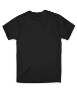 THREADCURRY Football in Space | Astronaut Fun Comic Cotton Graphic Printed Tshirt for Boys Black - Image 2
