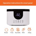 iBELL Humidifier for room with Remote, Digital display, 4.5L, Ultrasonic, Adjustable Mist Output, Super Quiet 360° Nozzle, Lasts Up To 24 Hrs, Essential Oil Diffuser, HU450RB (White) - Image 5