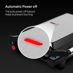 Wipro Elato BS202 1000 Watt Ceramic Grill Sandwich Maker, Scratch Resistant, 180° Open Sandwich Griller, Auto Cutoff, Non Toxic BPA, PTFE & PFOA Free, 2 Year Warranty, Regular Bread Size for 2 Slices - Image 6