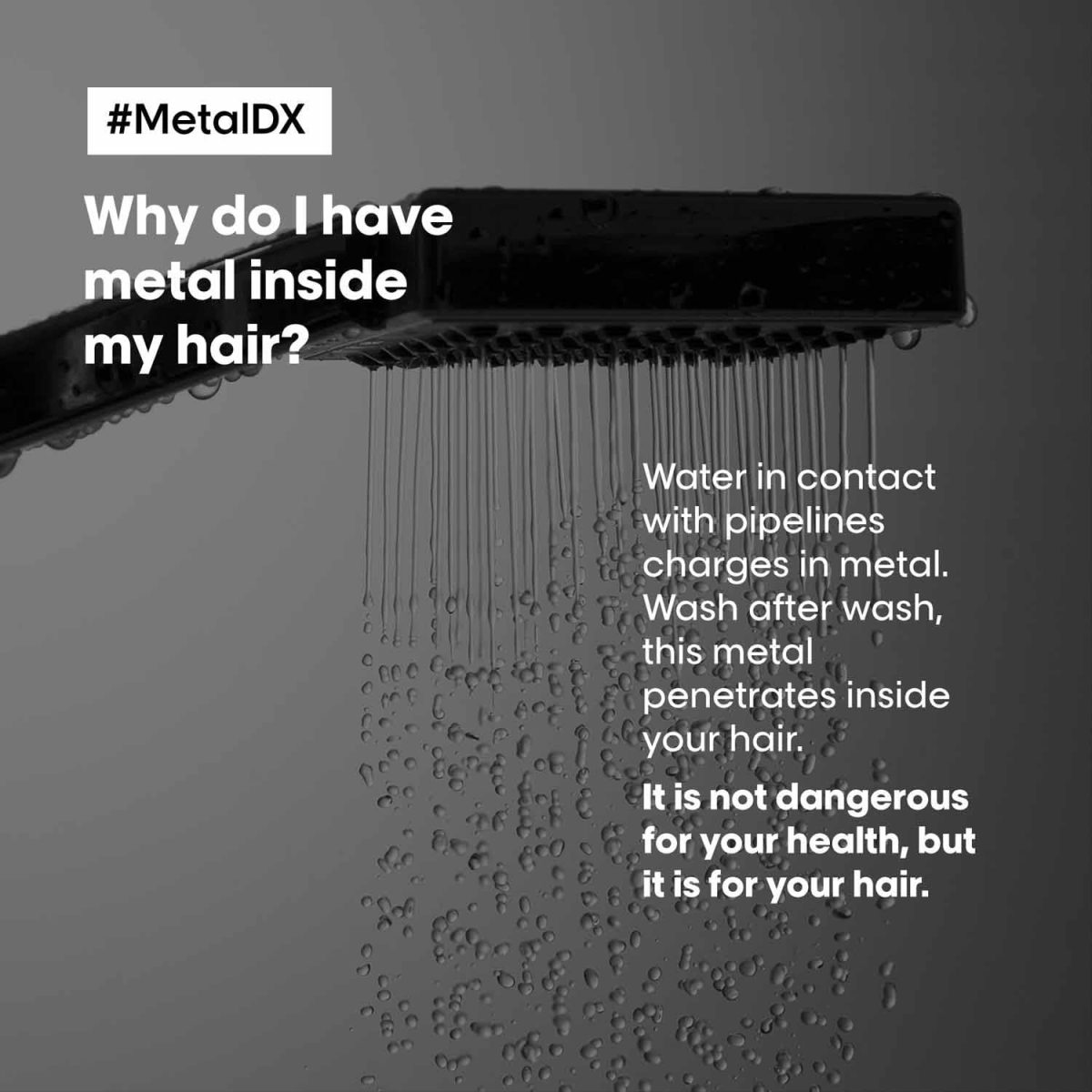 L’Oréal Professionnel Serie Expert Metal DX Anti-Metal Cleansing Cream Shampoo - Image 3