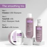 Bare Anatomy Ultra Smoothing Hair Serum For Dry & Frizzy Hair | Restores Smoothness & Texture | Powered By Carbohydrate Complex & Niacinamide | For Women & Men | SLS & Paraben Free | Vegan | 100ml - Image 6