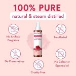WishCare 100% Pure & Natural Rose Water Liquid - For Skin, Face & Hair - Steam Distilled - Kannauj Gulab Jal - Spray Skin Toner - Free From Paraben, Alcohol & Chemicals - 200 ml - Image 3