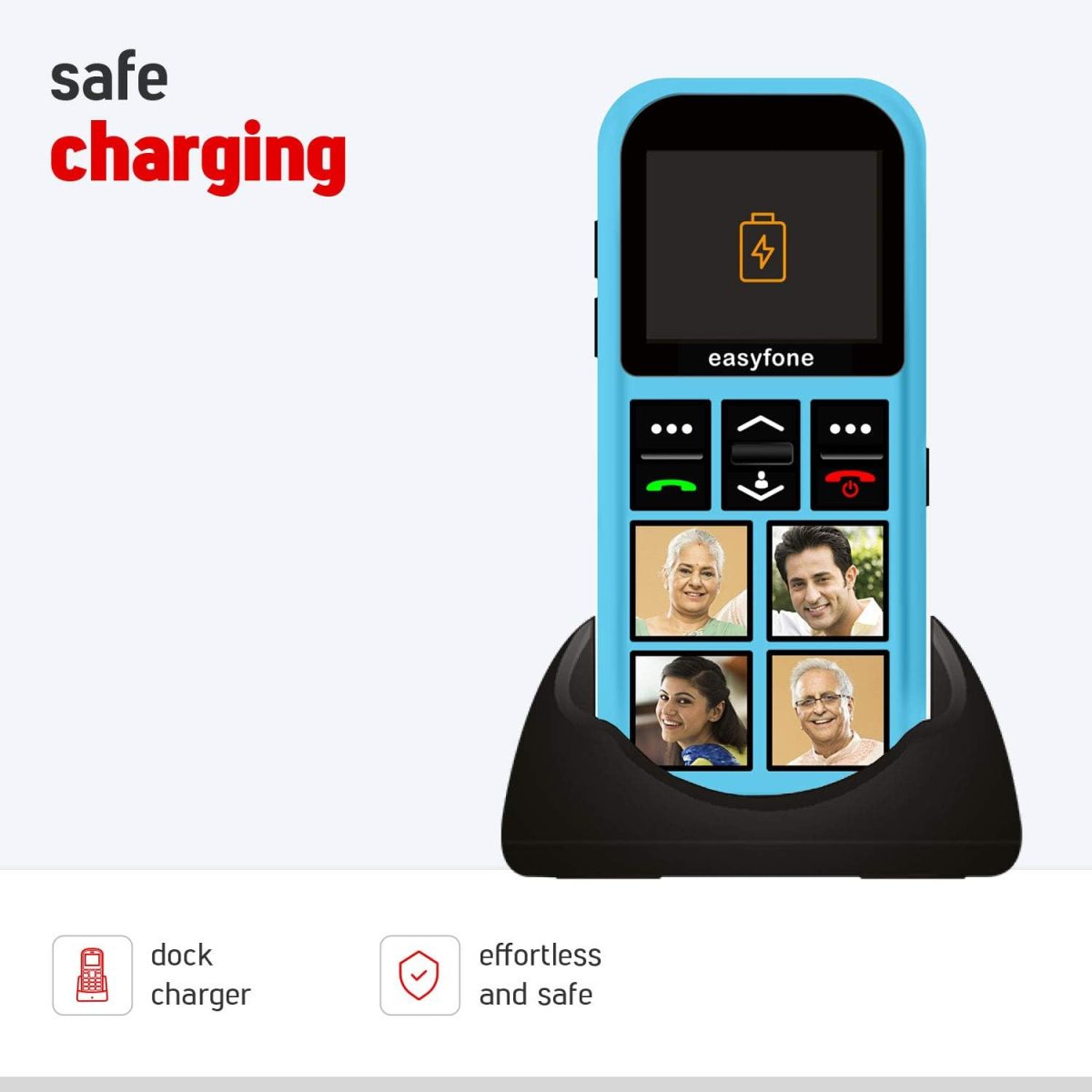 easyfone Star - Safety Device Cum Phone for Kids with SOS, GPS Tracking, Discreet Listening, Photo Dial, No Internet, 10 Days Battery Backup, Parental Control by Seniorworld - Image 7
