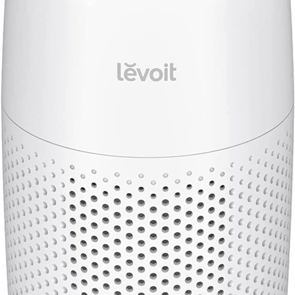 LEVOIT Core Mini Air Purifier For Coverage Area 183 Sq Ft, H13 Truehepa Filter, Remove 99.97% Dust, Smoke, & Pollen, With Fragrance Sponge, (2 Years Warranty), White