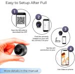 RNA WiFi Spy Camera Hidden for Home Outdoor High HD Focus Spy Magnet Mini Live Stream Night Vision IP Wireless 1080P Audio Video Hidden Indoor Nanny Camera for Home Offices Security Multicolor. - Image 3