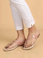 MAVTHA Women’s Toe Ring Sandals – Elegant Ruched Strap Design, Ideal for Party, Festive & Casual Wear - Image 2