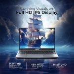 acer Aspire 3 Intel Core i3 12th Gen 1215U - (8 GB/512 GB SSD/Windows 11 Home) A324-51 Thin and Light Laptop (14 Inch Full HD LED-Backlit IPS Display, Steel Gray, MS Office, 1.45 Kg) - Image 3