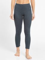 Jockey Women's Cotton Thermal Set (Top & Bottom Both, Charcoal) - Image 6