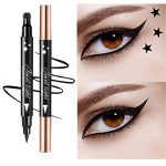 Facejewel Eyeliner Stamp Wingliner, Dual-ended Eyeliner Stamp, Waterproof & Star Shape Stamps Tattoo Eyeliner Makeup Tools for Women Girl - Image 2