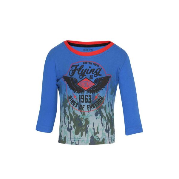 Gini & Jony Boys Round Neck Printed Tee