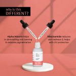 Deconstruct Niacinamide Clearing Serum | Multi-Benefit Serum for Pigmentation, Acne Marks, Dark Spots & Tanning | Tested for Oily & Sensitive Skin | 5% Niacinamide + 2% Alpha Arbutin | Beginner-Friendly | 30ml - Image 2