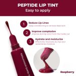 Velixy peptide lip tint – sheer color & hydrating finish | lip gloss for women & girls, 12hr wear multi-use like lip balm – 3 fl oz / 10ml (Raspberyy Pack of 1) - Image 2