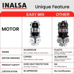 Inalsa Hand Blender| Hand Mixer|Beater - Easy Mix, Powerful 250 Watt Motor | Variable 7 Speed Control | 1 Year Warranty - Image 5